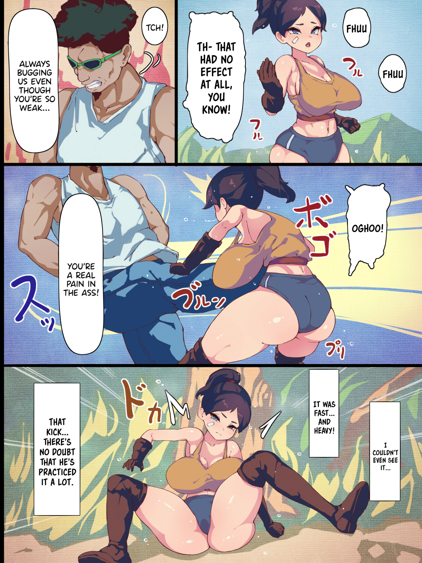 Hentai Manga Comic-The Strong-Bodied Female Martial Artist Is Betrayed and Impregnated By The Villagers-Read-4